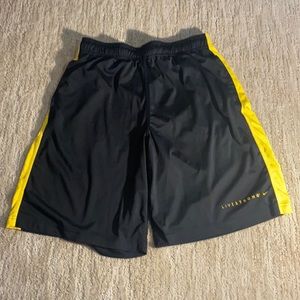 Nike Dri Fit LIVESTRONG shorts.